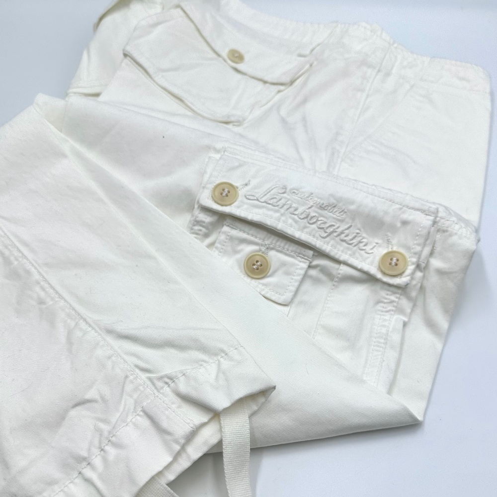 Lamborghini Ladies Show Slacks White SZ 34